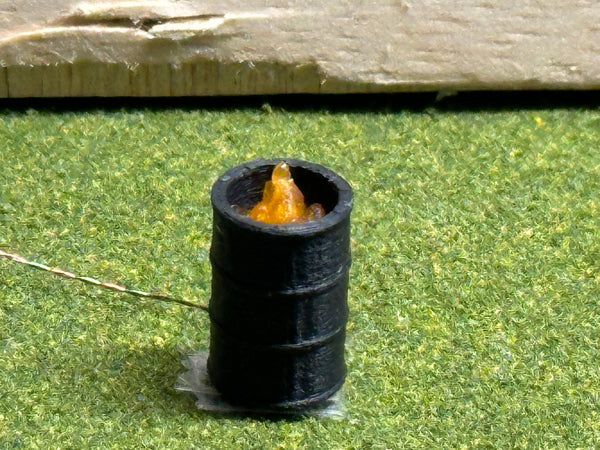 Burn Barrel Flickering