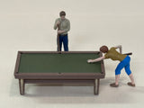 Women & Men Playing Pool