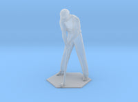 Male Golfer Puttiing 3d printed