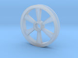 6 spoked Gear Pulley 3d printed
