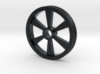 6 spoked Gear Pulley 3d printed