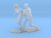Couple Running Figure 3d printed