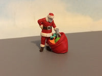 Santa Claus With Toy Bag 3d printed