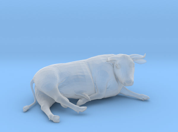 Bull Lying Down 3d printed