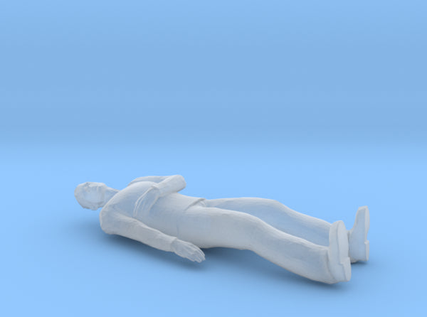 Man Laying Arm on Chest 3d printed