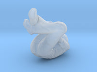 Man Sitting on Ground: Head &amp; Neck Bandaged 3d printed