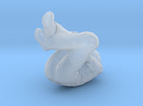Man Sitting on Ground: Head &amp; Neck Bandaged 3d printed