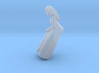 Woman Sitting: Long Dress 3d printed