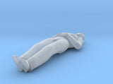 Man Lying Down: Hands on Abdomen 3d printed