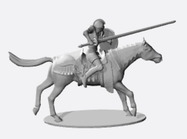 Knight Jousting 3d printed