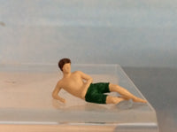 Male Swimsuit Lying on Side 3d printed