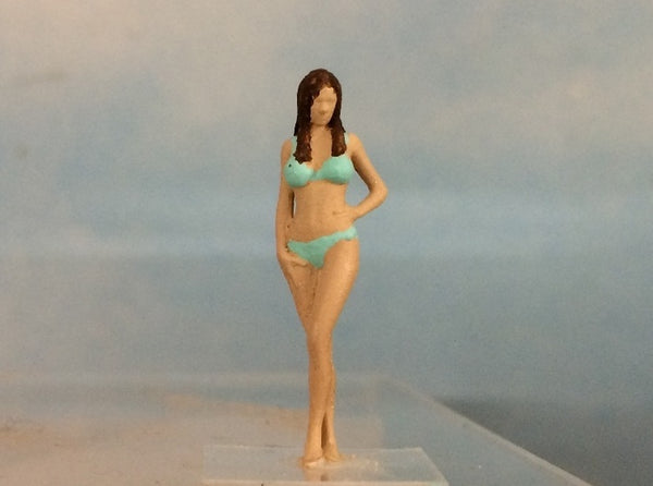 Female Bikini Standing Sexy Pose 3d printed