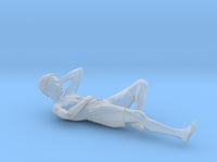 Chinese Man Lying Left Leg Bent 3d printed