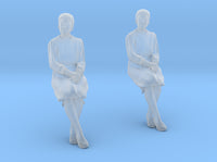 Patient Sitting Mature Woman 3d printed
