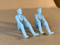 WW II Army Infantry Sitting