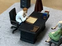 Doctor Sitting at Desk